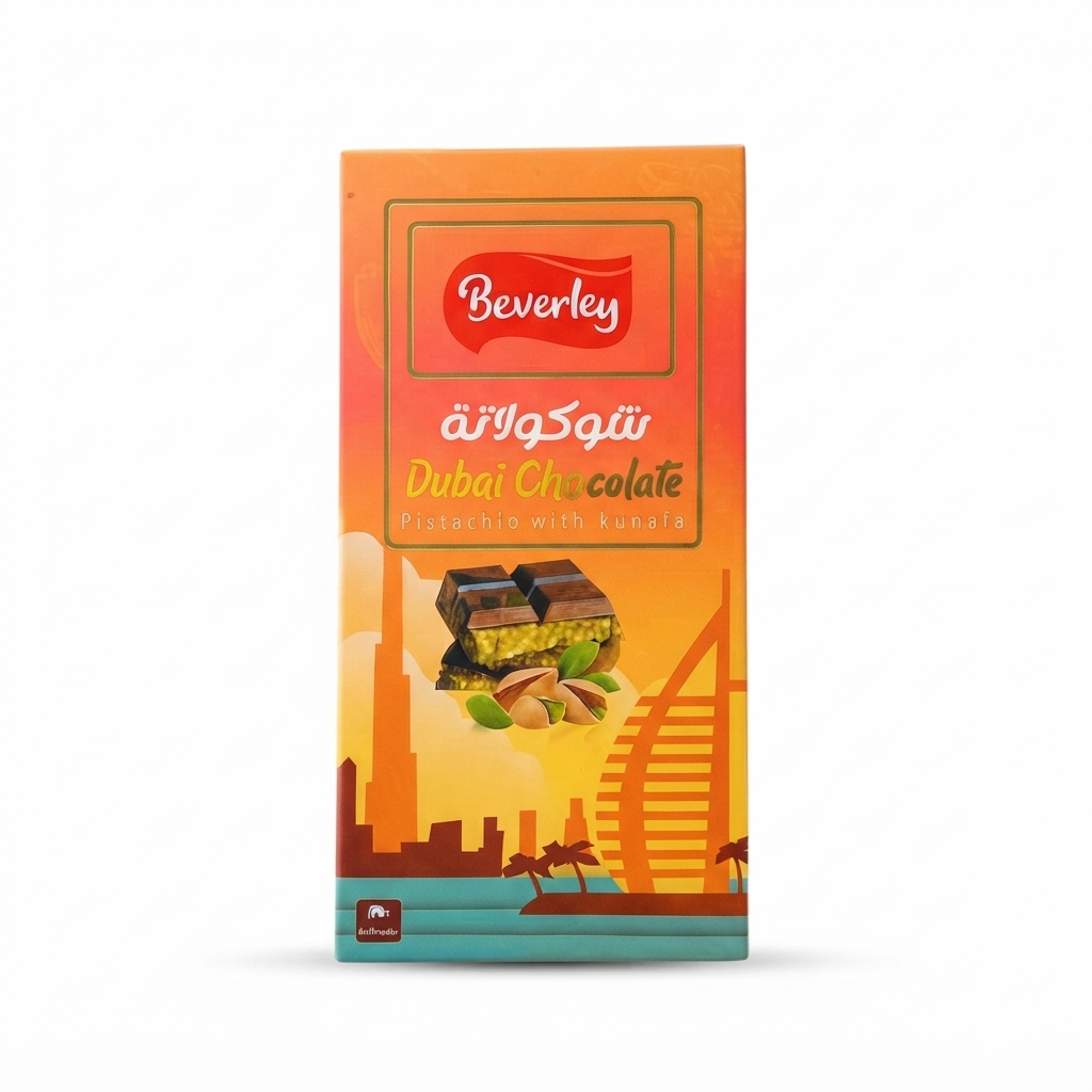 Beverley Dubai Chocolate  100 gm Pink