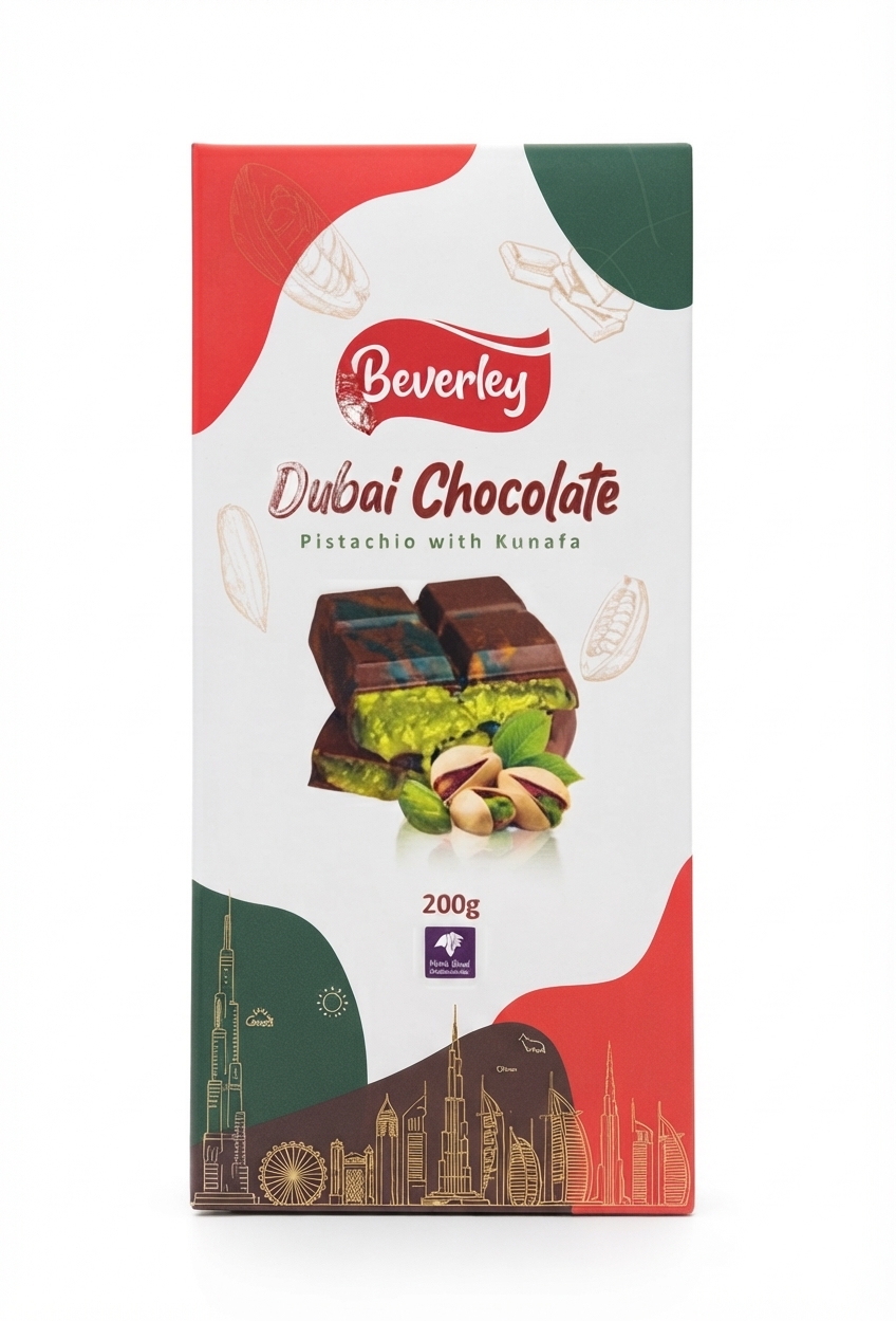 Beverley Dubai Chocolate white 200 gm